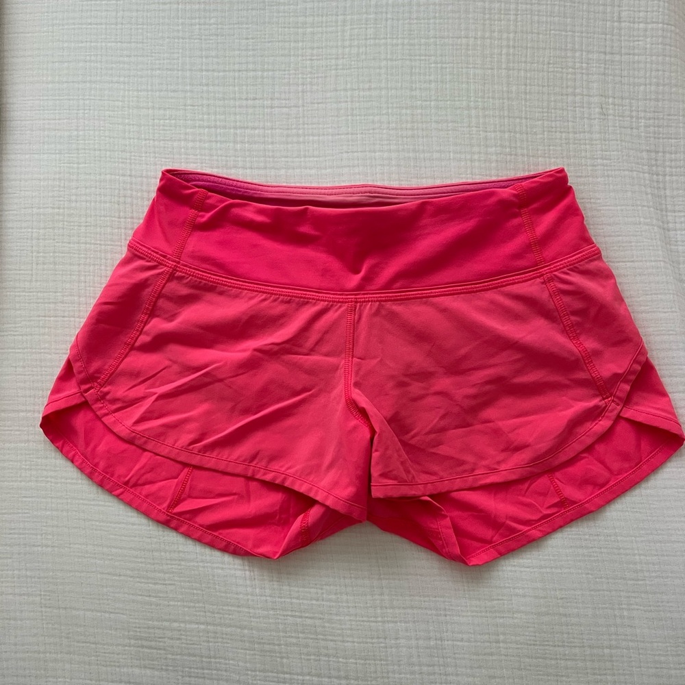 Lululemon Athletica Pink Speed Up Shorts